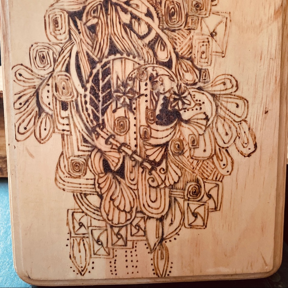 Zingtangled Pyrography sign - Picture 2 of 2